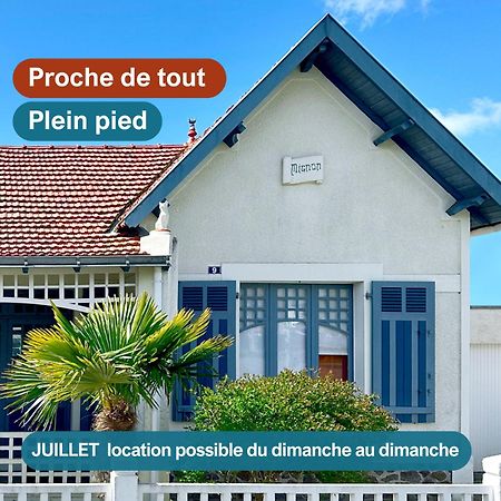 Villa "Mignon" Avec Studio Independant, Tout A Pied, Plage A 4 Mn, 6 Pers, 2 Sde Сен-Жан-де-Мон Екстериор снимка