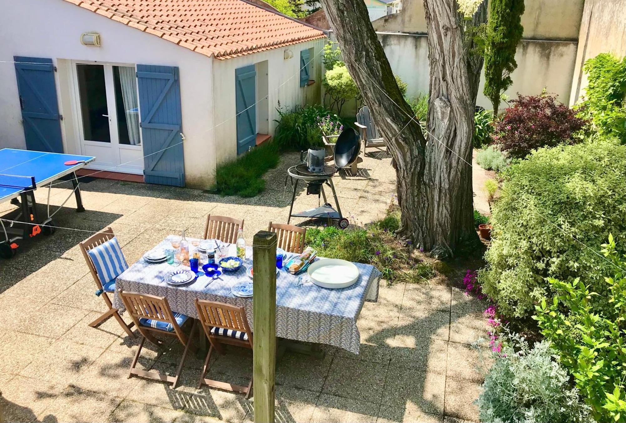 Villa "Mignon" Avec Studio Independant, Tout A Pied, Plage A 4 Mn, 6 Pers, 2 Sde Сен-Жан-де-Мон Екстериор снимка